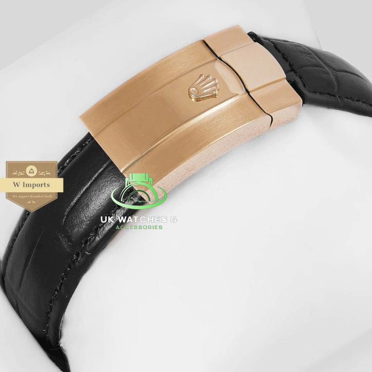 LATEST COLLECTION CHRONOGRAPH 40 YELLOW GOLD CASE WITH CERAMIC BEZEL & BLACK RUBBER STRAP WATCH (RO LEX)