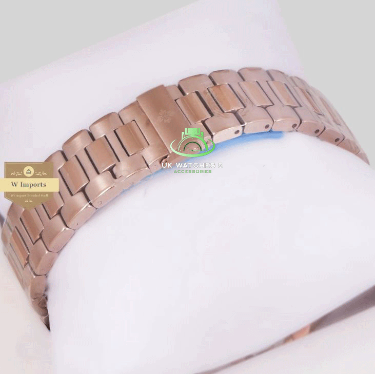 LATEST COLLECTION ROSE GOLD WITH CHARCOAL GRAY DIAL AUTOMATIC WATCH (PATEK PHILIPPE)