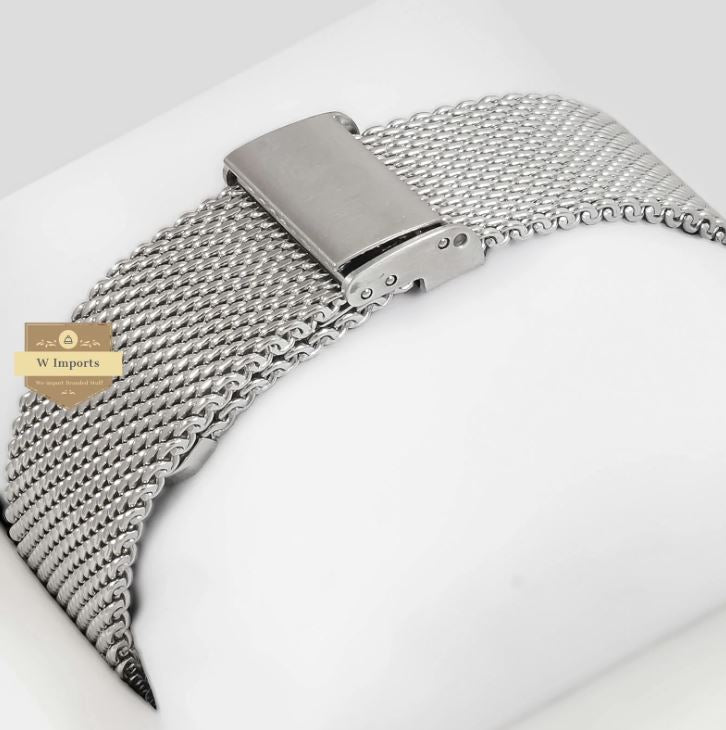 LATEST COLLECTION 300M SILVER WITH GREY DIAL & BEZEL WITH MESH BRACELET AUTOMATIC WATCH (OME GA)