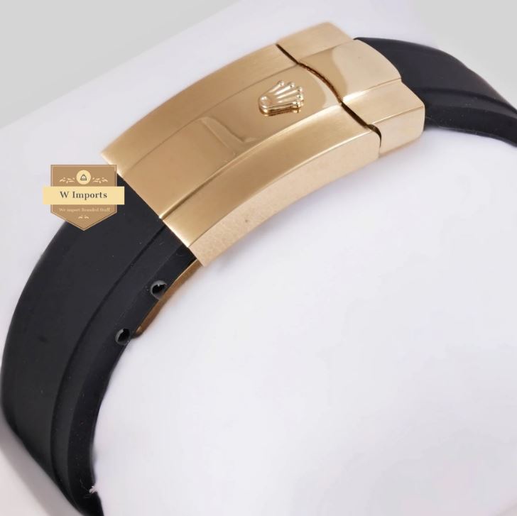 LATEST COLLECTION 42 YELLOW GOLD CASE WITH BLACK DIAL AUTOMATIC WATCH (RO LEX)