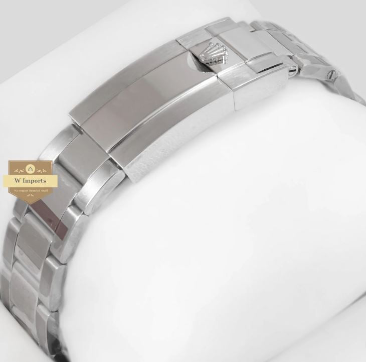 LATEST COLLECTION CHRONOGRAPH 40 SILVER WITH BLACK DIAL WATCH (RO LEX)