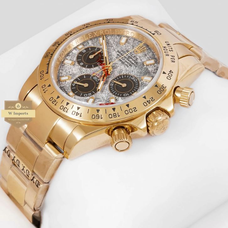 LATEST COLLECTION CHRONOGRAPH 40 YELLOW GOLD WITH GREY MARBLE DIAL WATCH (RO LEX)