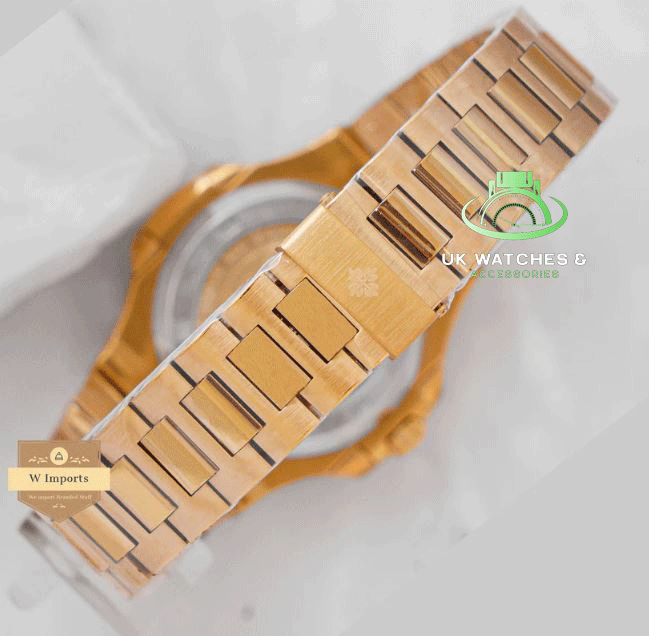 Latest Collection Yellow Gold With Black Dial Automatic Watch (PATEK PHILIPPE)