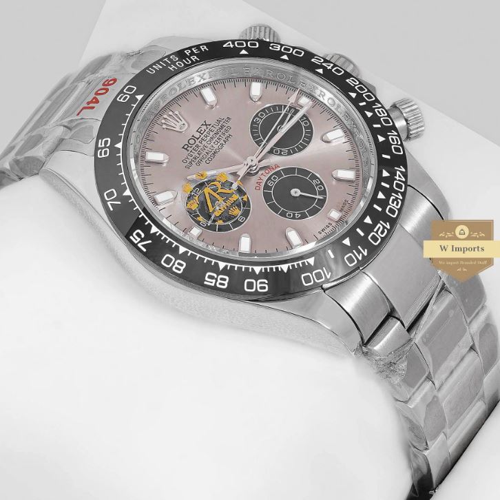 Latest Collection Chronograph 40 Silver With Gray Dial & Black Bezel Zr Factory Watch (RO LEX)