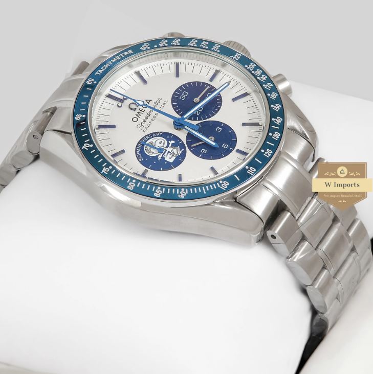 Latest Collection Chronograph Silver With White Dial Chain Watch (OME GA)