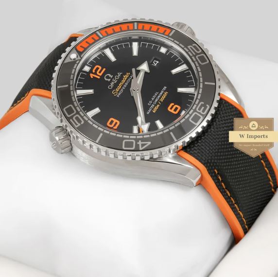 Latest Collection Silver Case With Black Dial & Parachute Plus PVC Strap WATCH (OME GA)