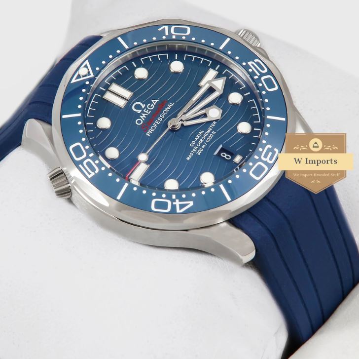 Latest Collection Silver Case With Blue Dial Automatic Watch (OME GA)