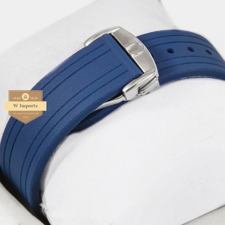 Latest Collection Silver Case With Blue Dial Automatic Watch (OME GA)