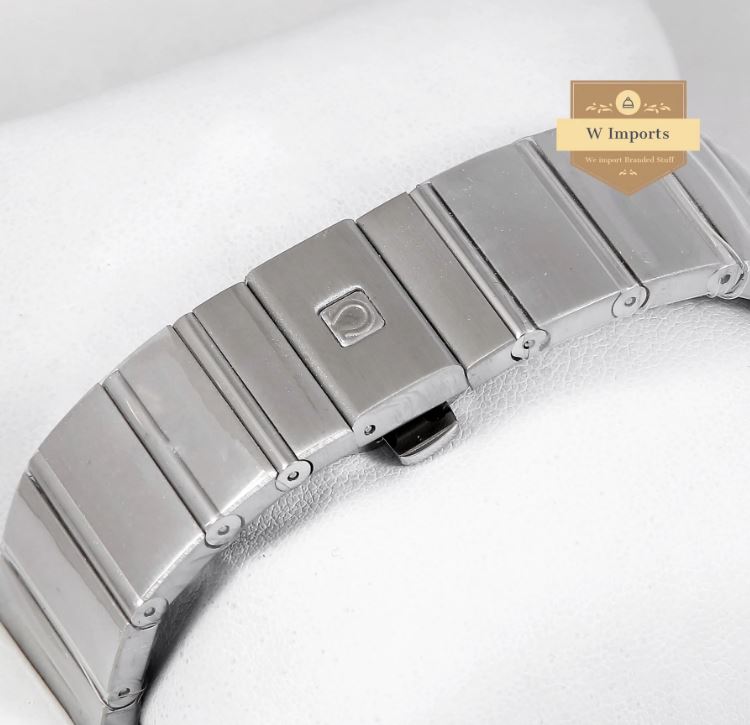 Latest Collection Silver Stainless Steel With Stone & Bezel Watch For Men Watch (OME GA)