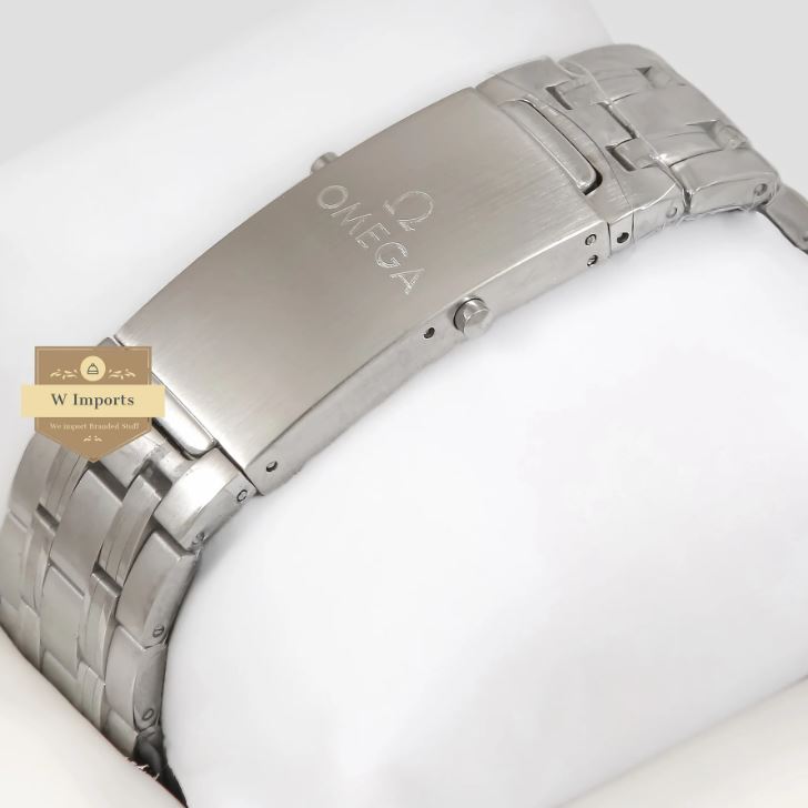 Latest Collection Silver With Black Dial Automatic Watch For Men (OME GA)