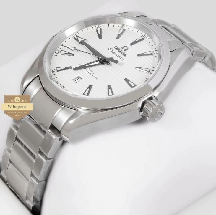 NEW COLLECTION SILVER WITH WHITE DIAL AUTOMATIC WATCH (OME GA)