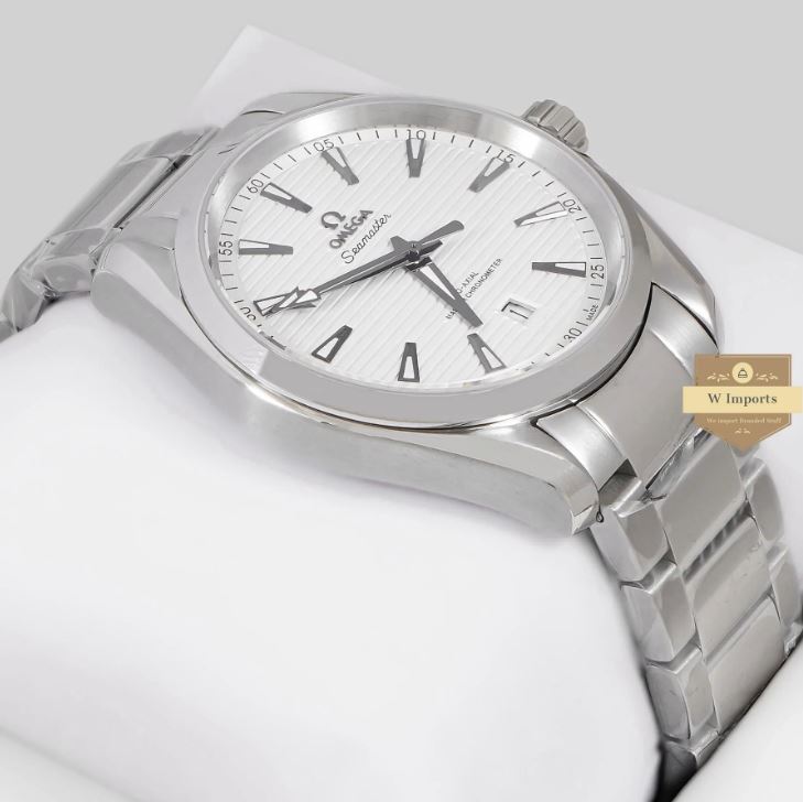 NEW COLLECTION SILVER WITH WHITE DIAL AUTOMATIC WATCH (OME GA)