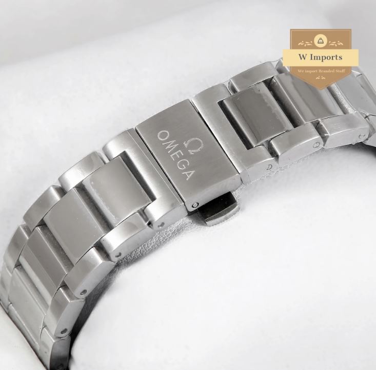 New Collection Silver With Black Dial Automatic Watch For Men (OME GA)